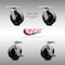 Service Caster 6 Inch SS Glass Filled Nylon Caster Set with Roll Bearings 2 Swivel Lock 2 Brake SCC-SS30S620-GFNR-BSL-2-TLB-2 - alternate 1